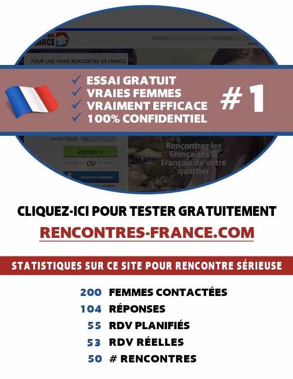 Aperçu du site web Rencontres-France
